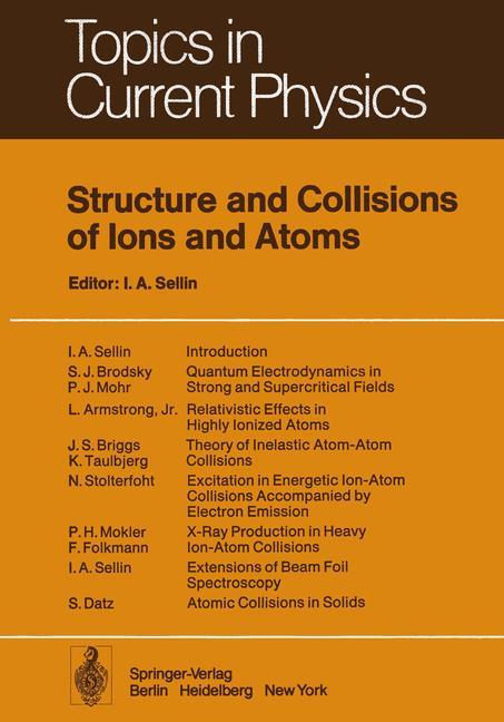 Vorderes Coverbild Structure and Collisions of Ions and Atoms