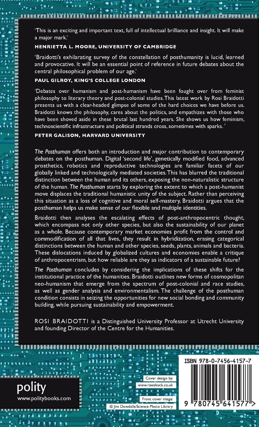 Rückseitencover The Posthuman