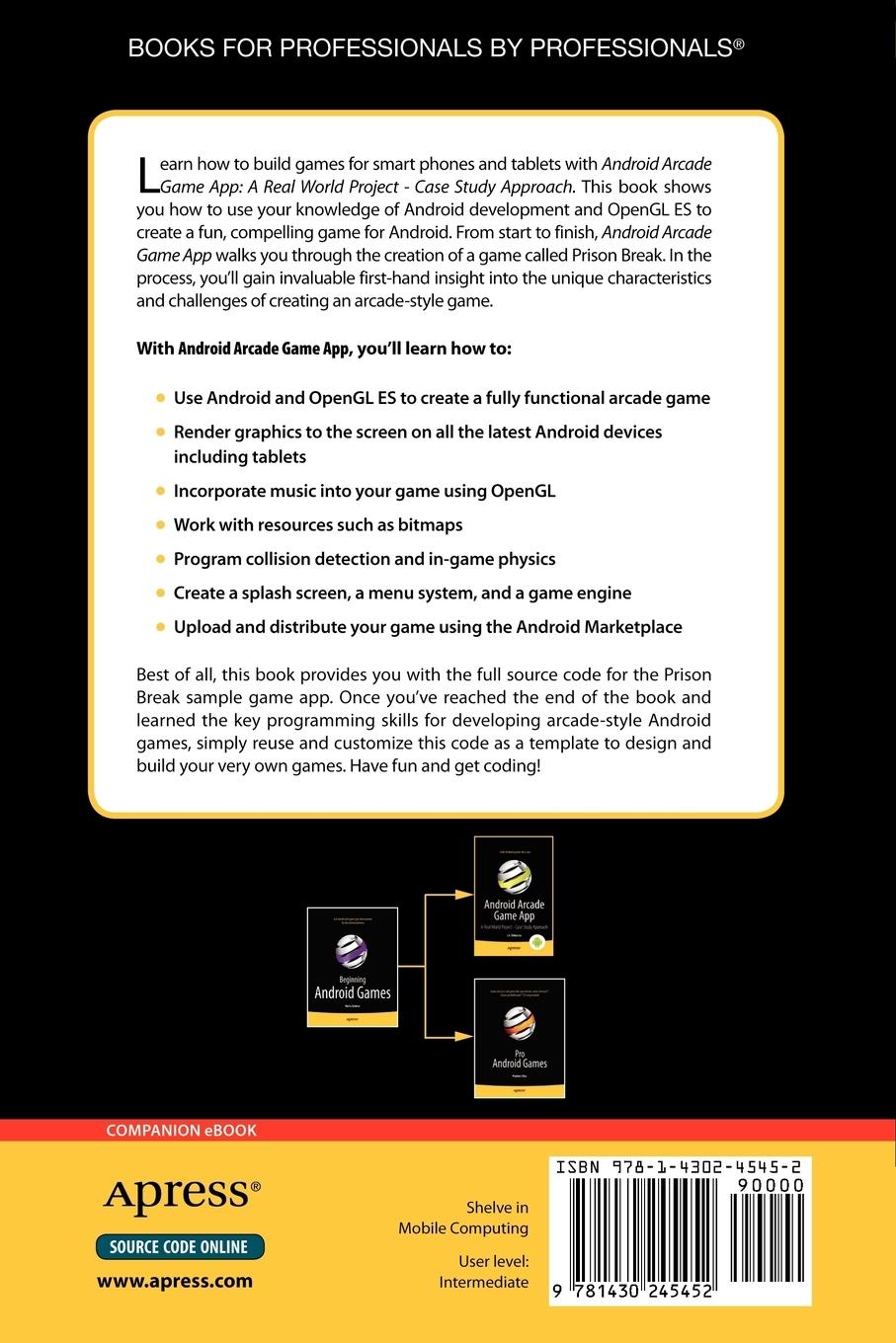 Rückseitencover Android Arcade Game App