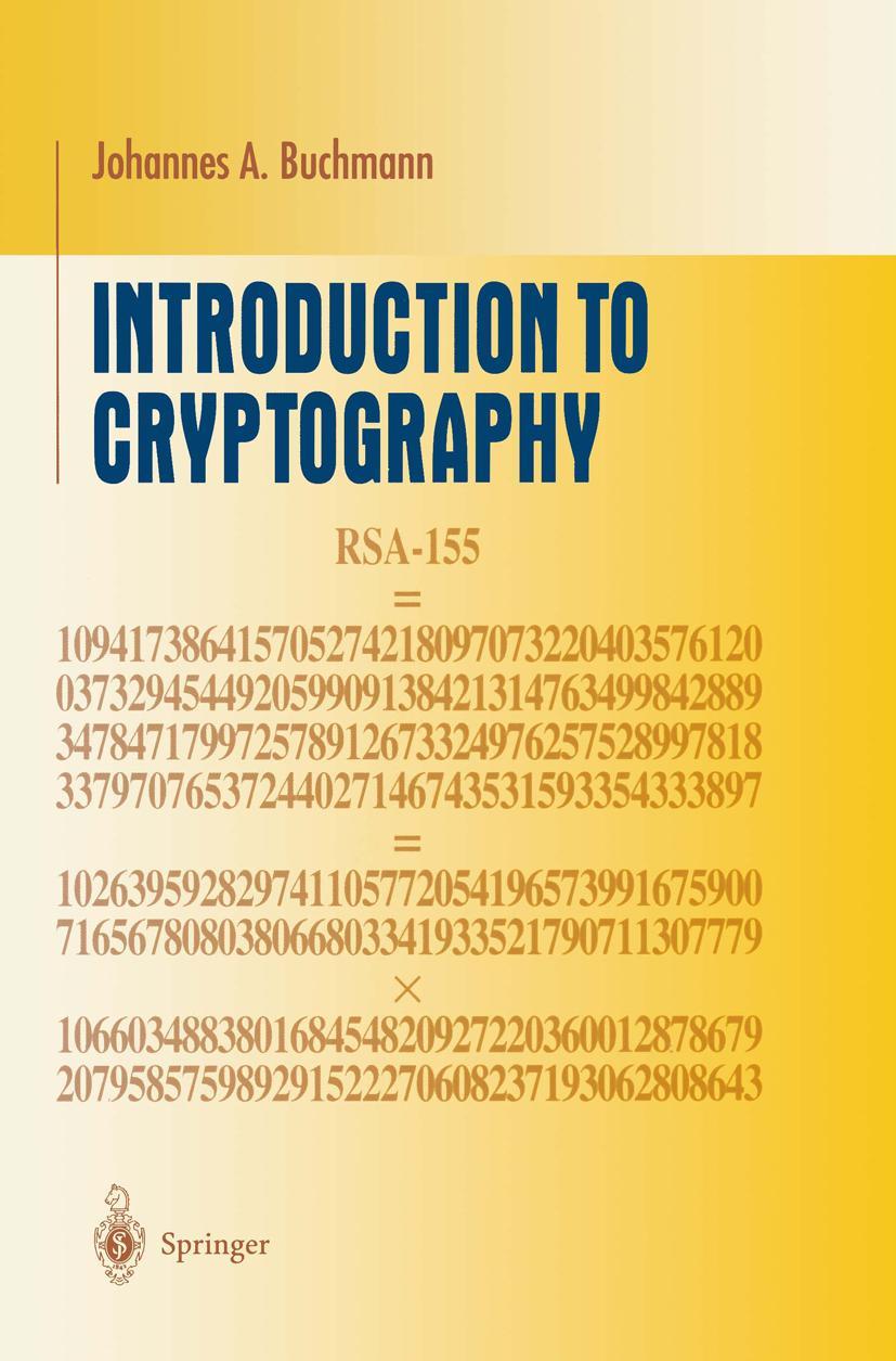 Vorderes Coverbild Introduction to Cryptography