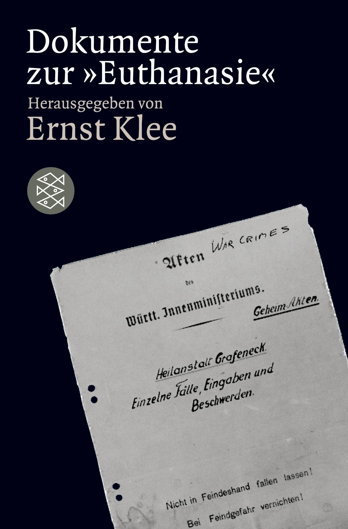 Vorderes Coverbild Dokumente zur ' Euthanasie ' im NS-Staat