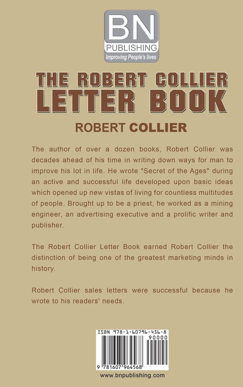 Rückseitencover The Robert Collier Letter Book