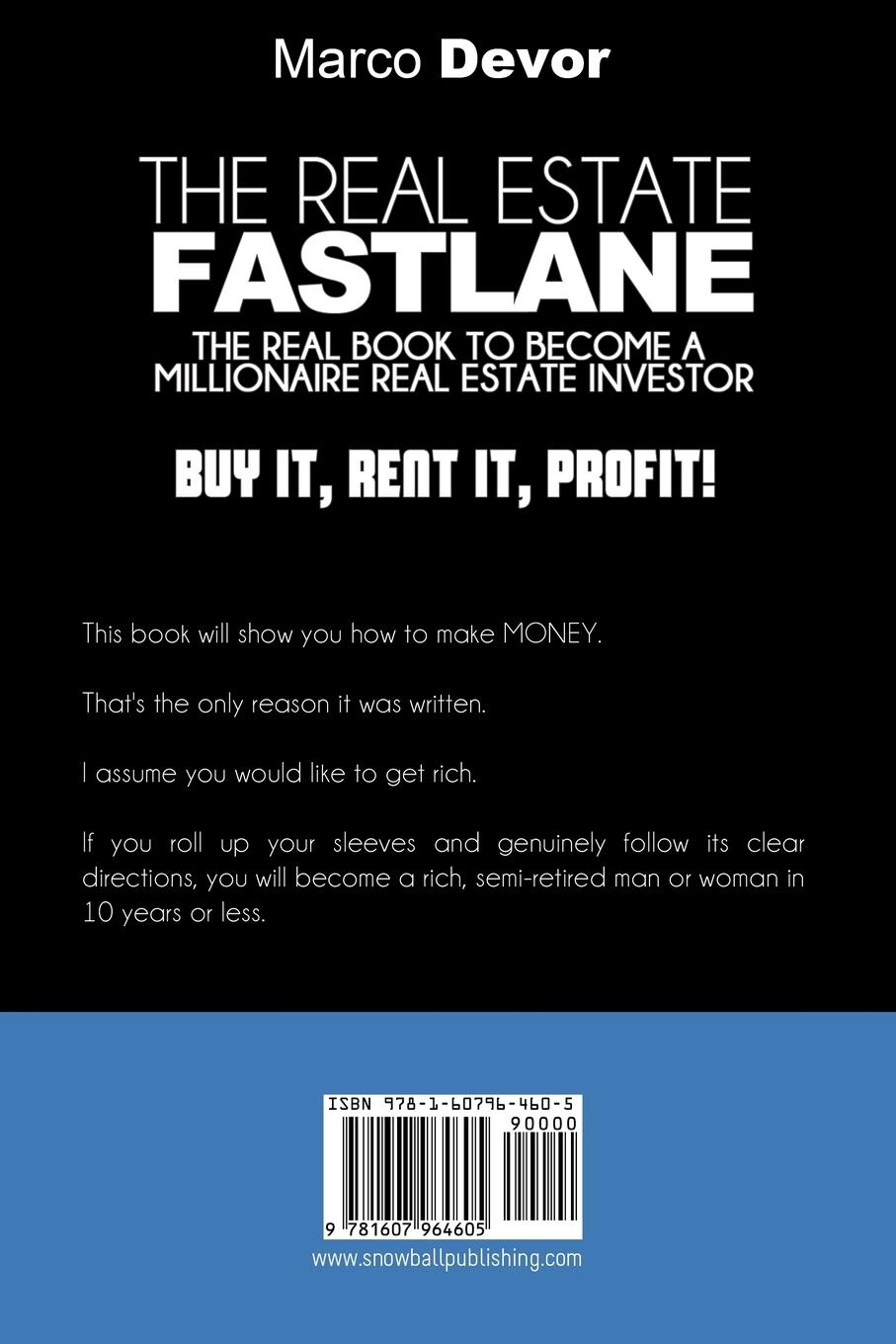 Rückseitencover The Real Estate Fastlane