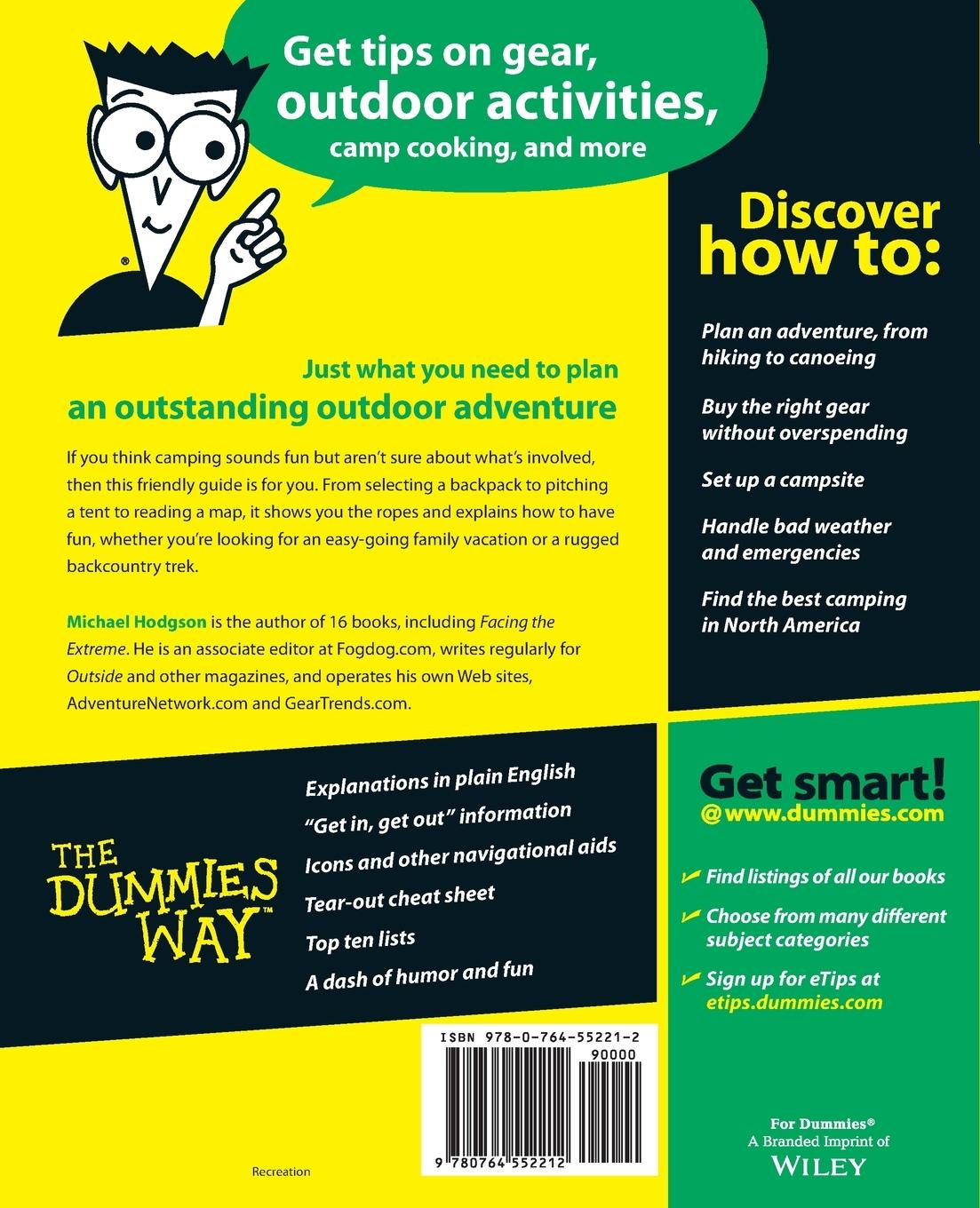 Rückseitencover Camping For Dummies