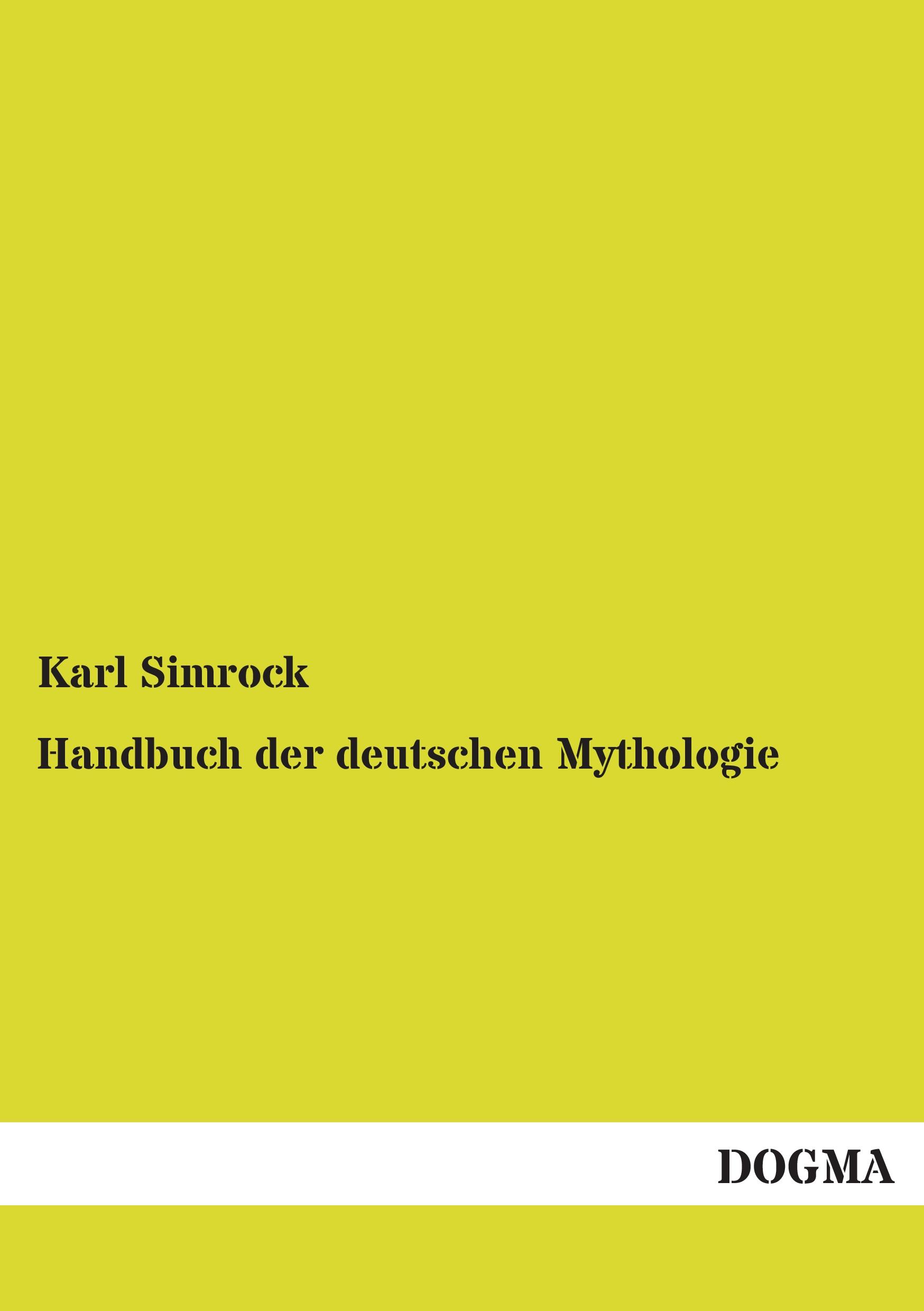 Vorderes Coverbild Handbuch der deutschen Mythologie