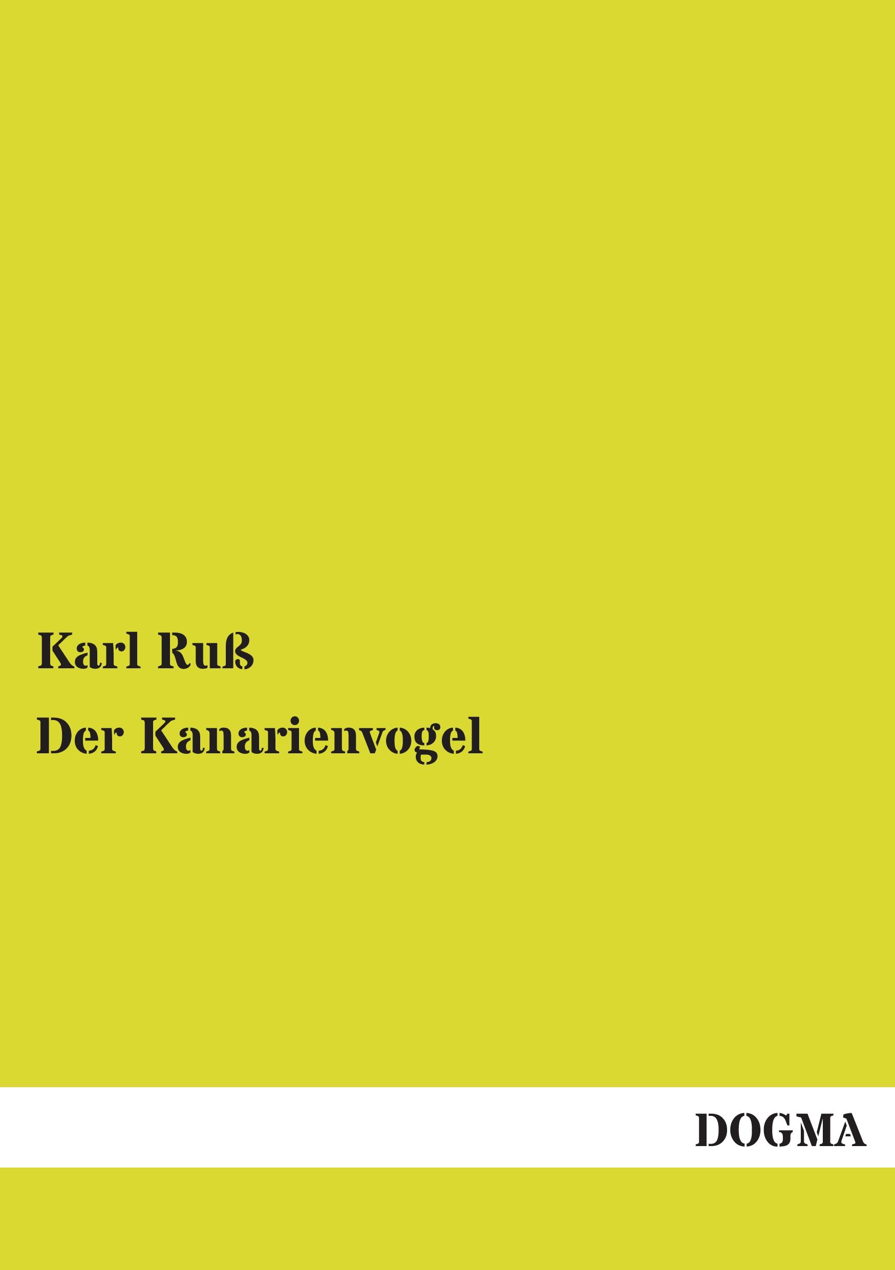 Vorderes Coverbild Der Kanarienvogel