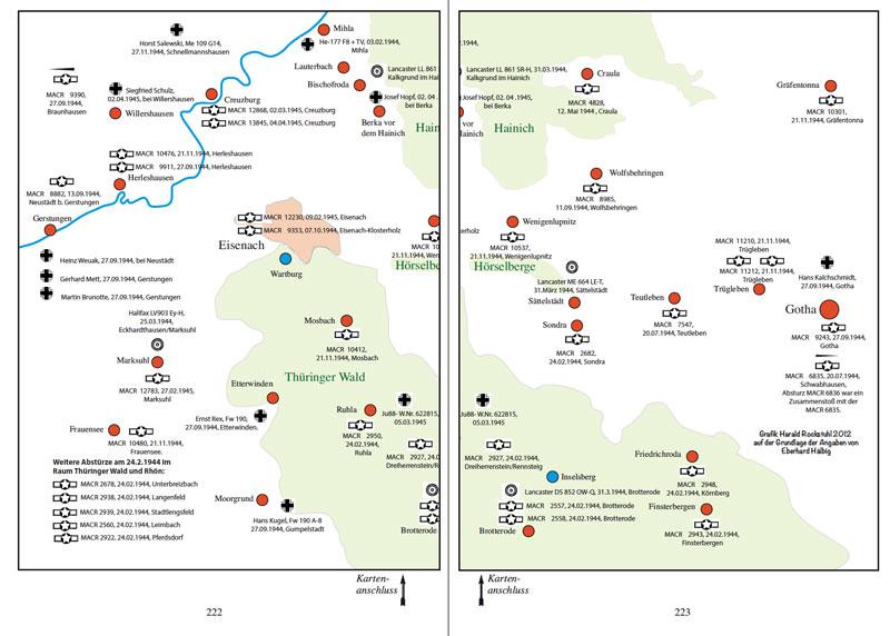 Beispielinhalt (Bild) Luftkrieg  im Raum  Eisenach - Gotha - Hainich - Werratal - Thüringer Wald 1943-1945