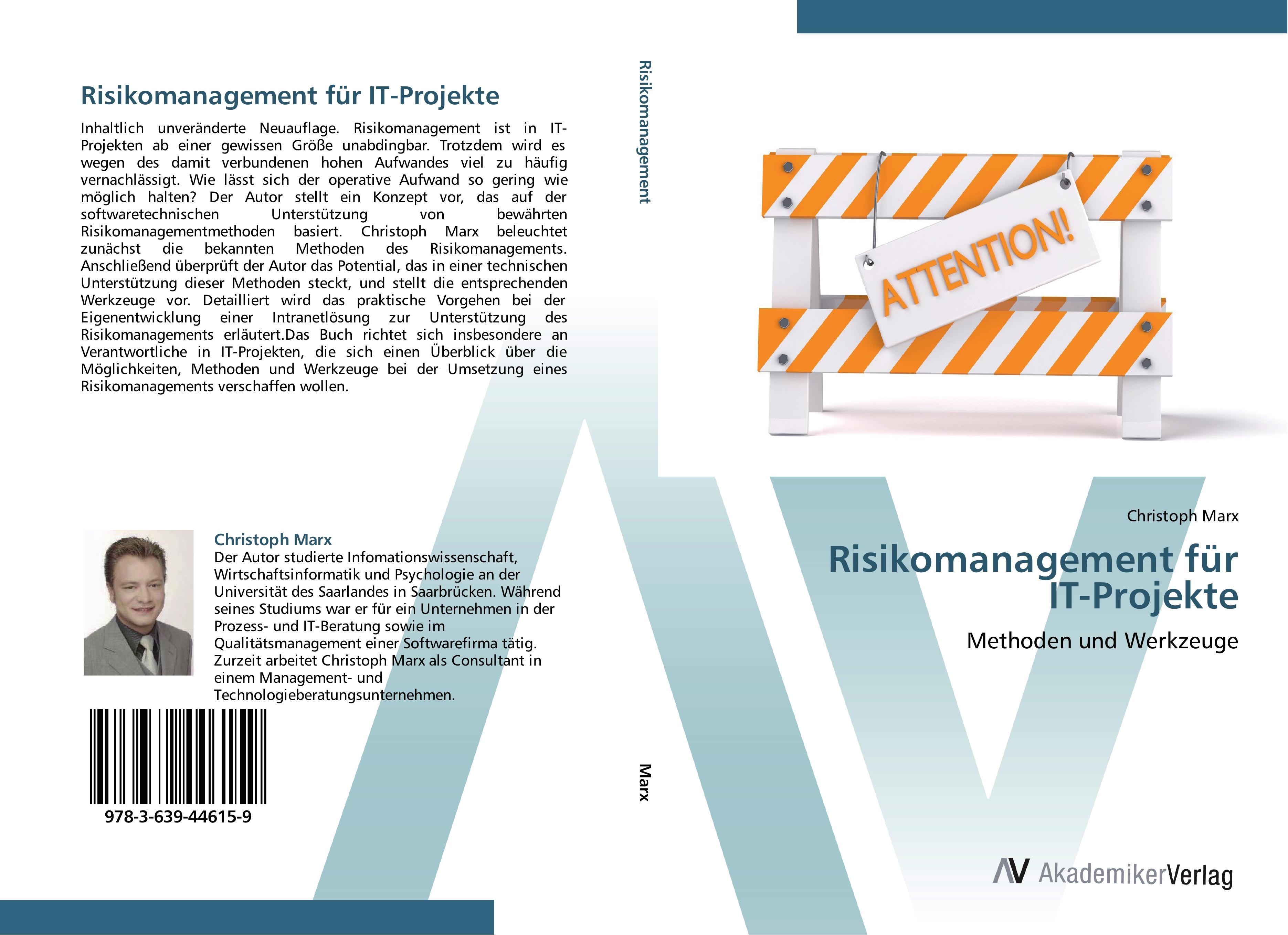 Vorderes Coverbild Risikomanagement für  IT-Projekte