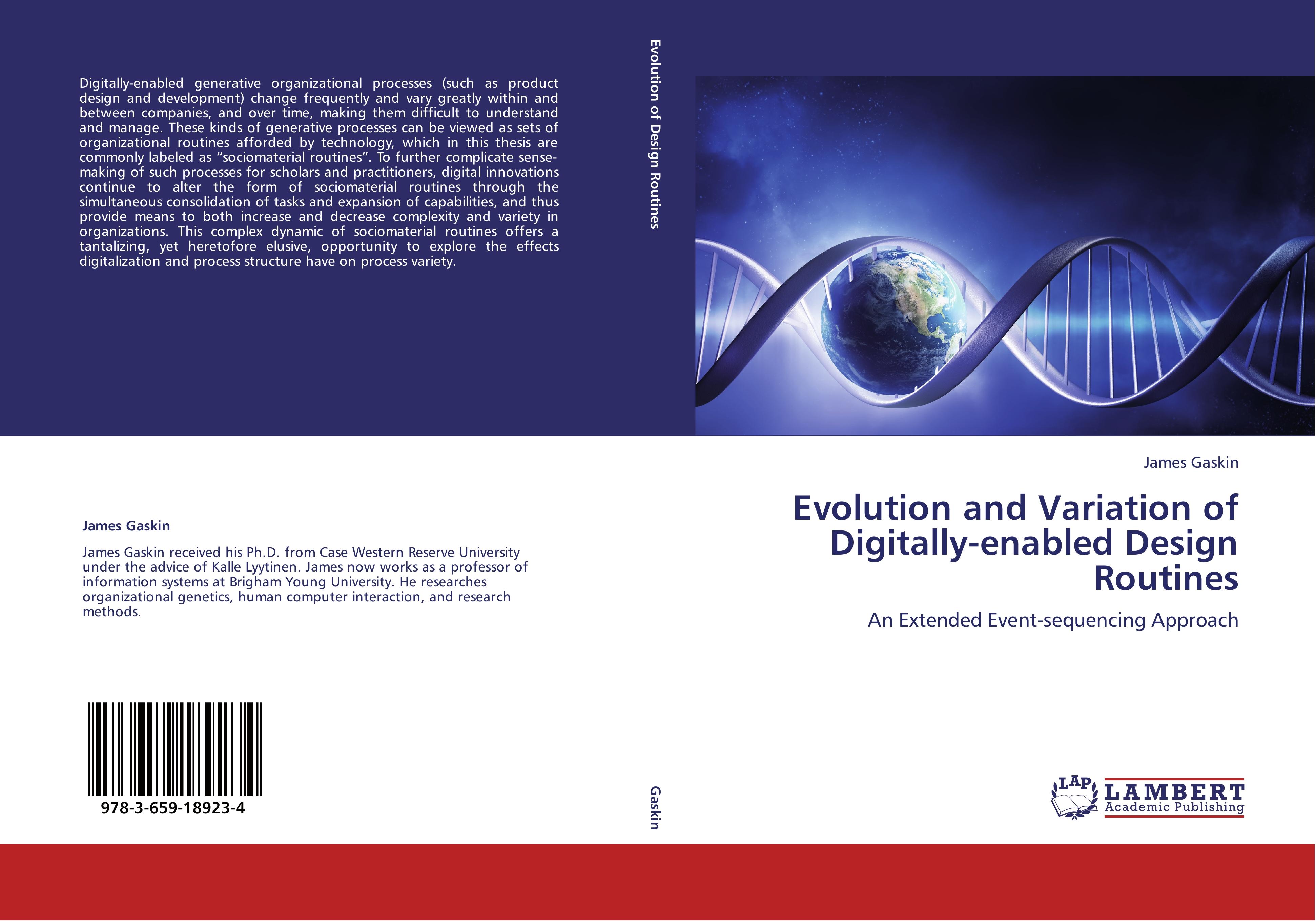 Vorderes Coverbild Evolution and Variation of Digitally-enabled Design Routines