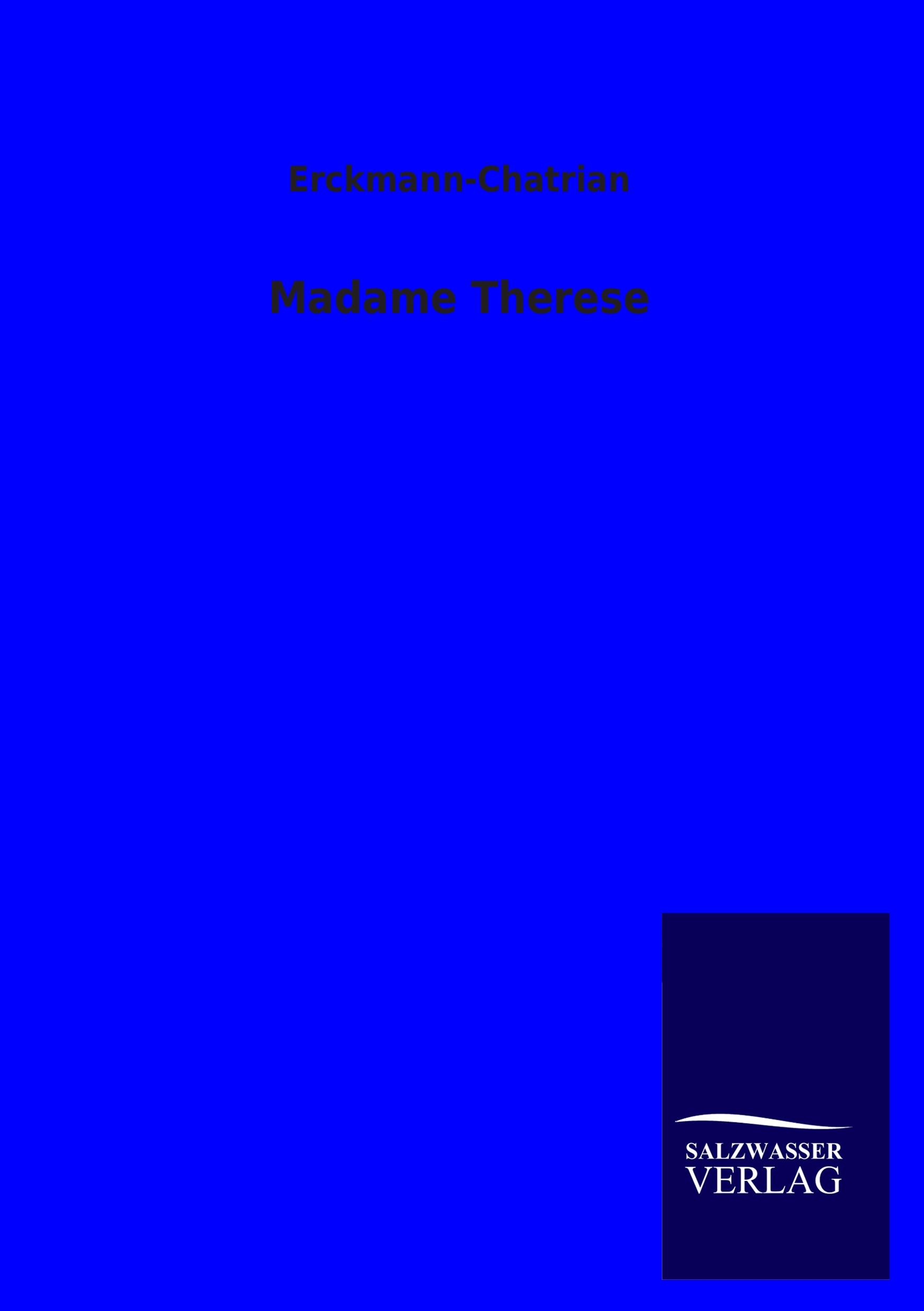 Vorderes Coverbild Madame Therese