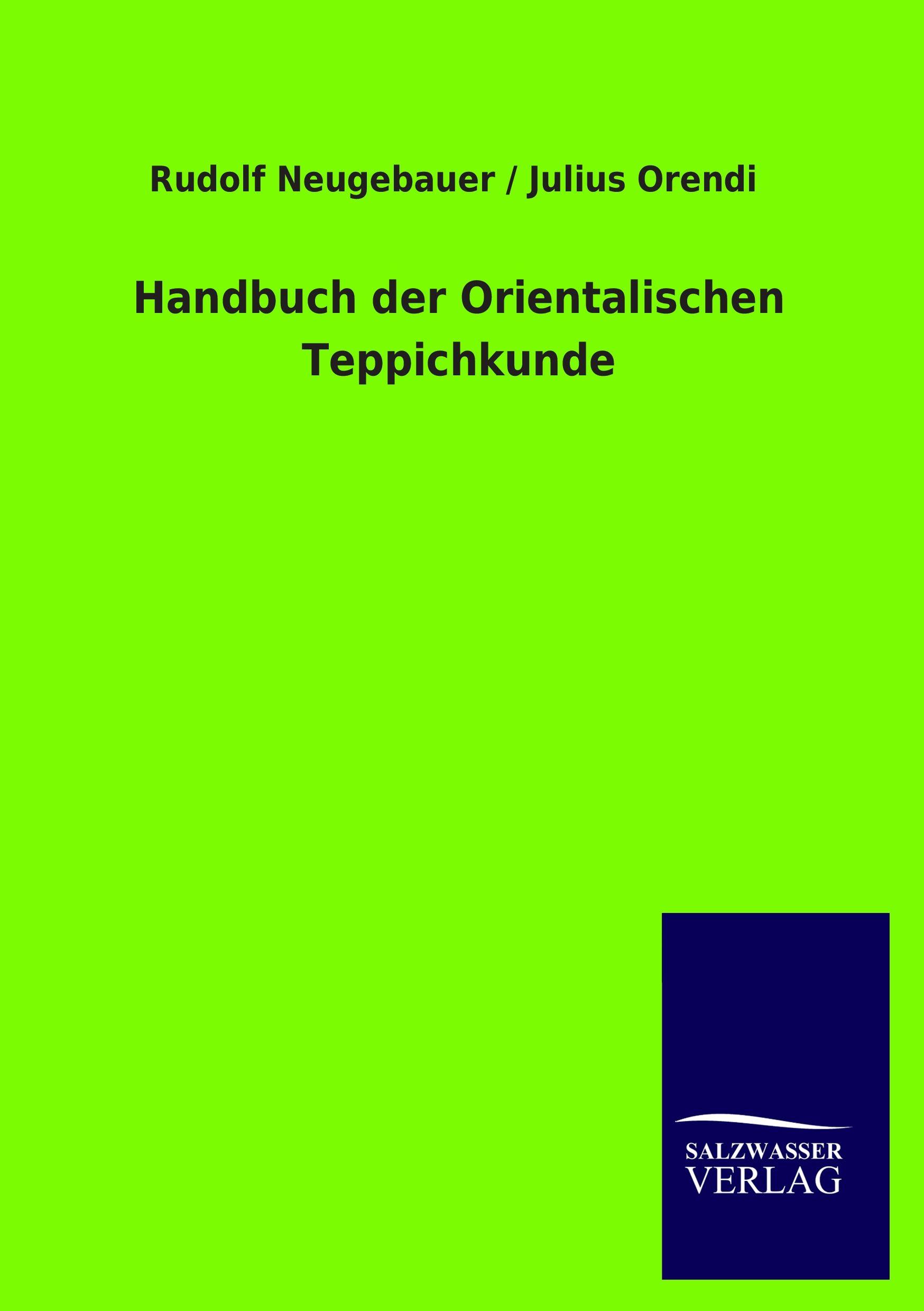 Vorderes Coverbild Handbuch der Orientalischen Teppichkunde