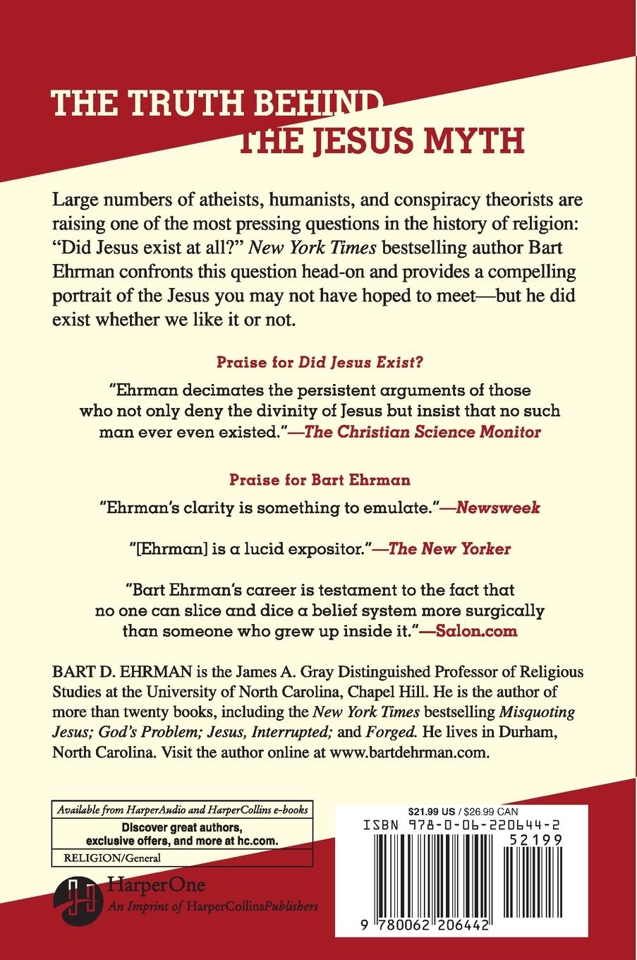 Rückseitencover Did Jesus Exist?