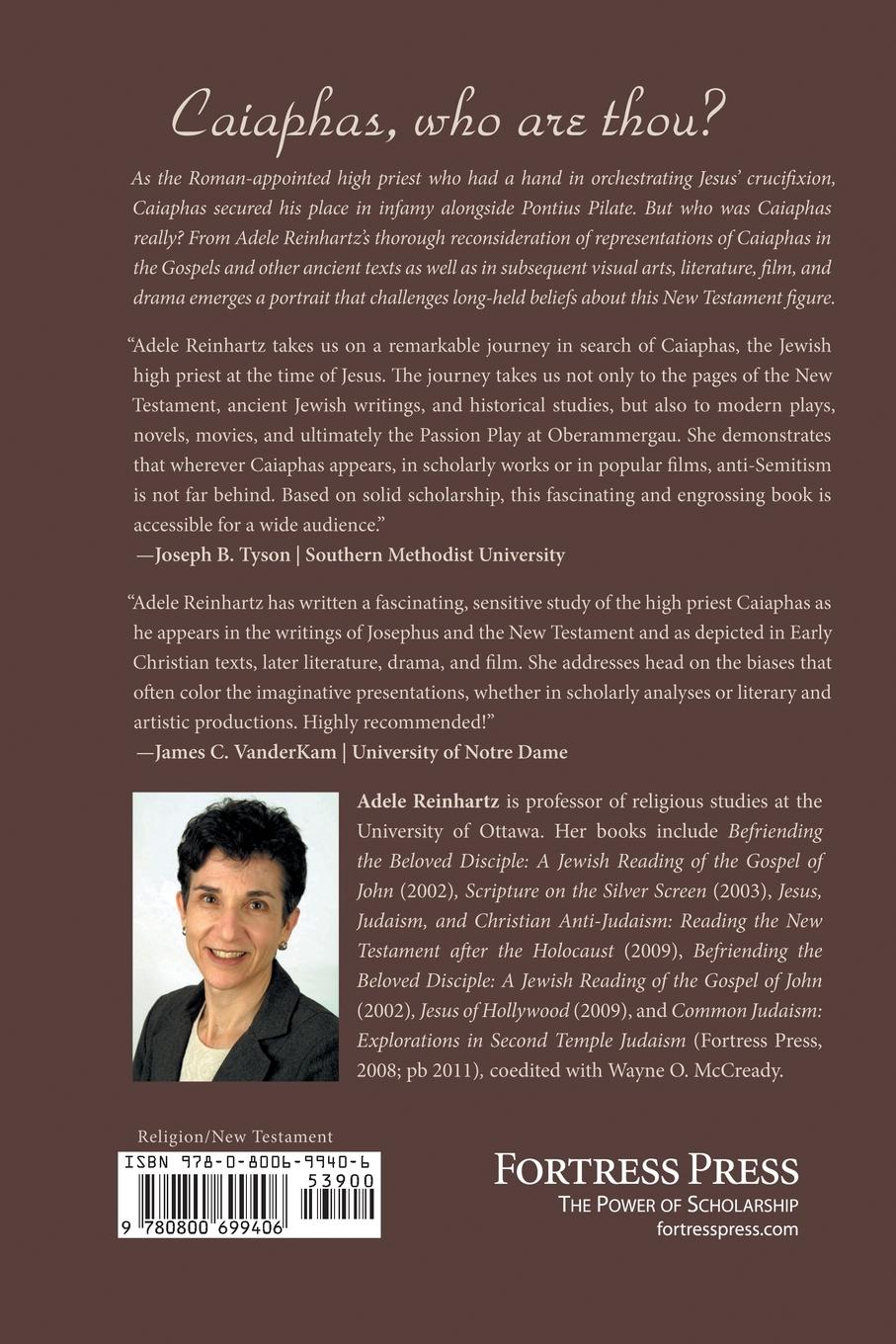 Rückseitencover Caiaphas The High Priest