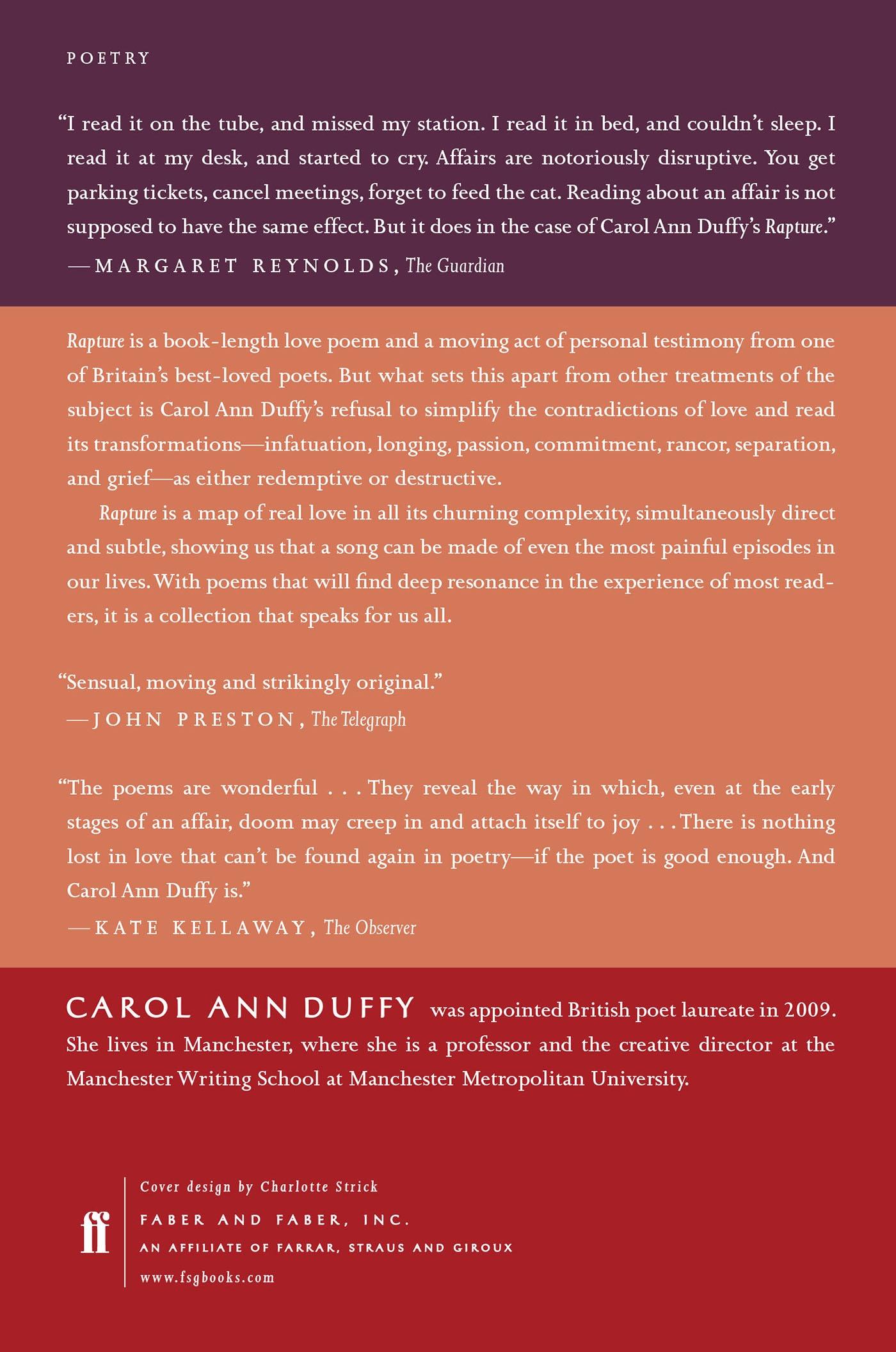 Rückseitencover Rapture