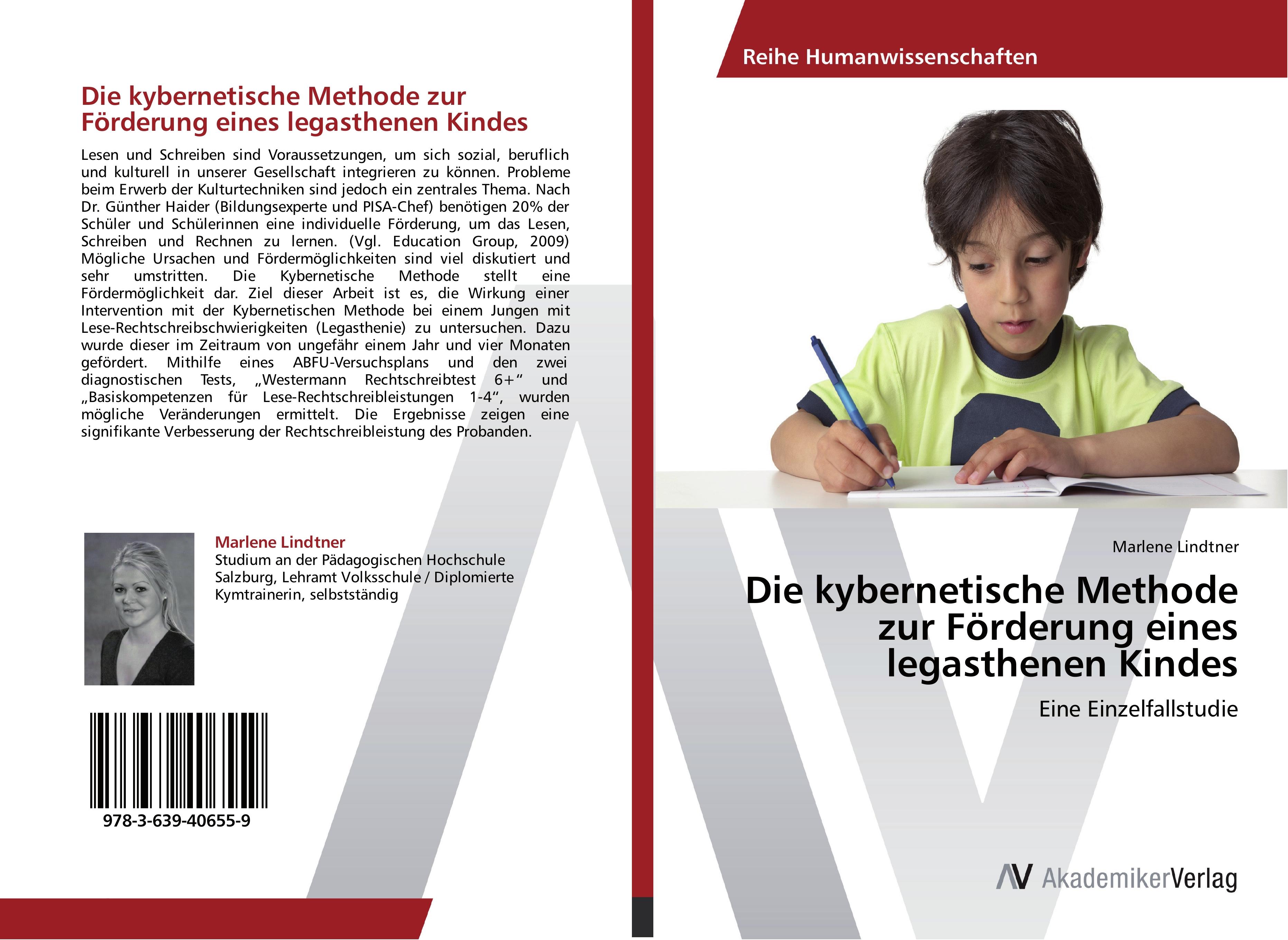 Vorderes Coverbild Die kybernetische Methode zur Förderung eines legasthenen Kindes