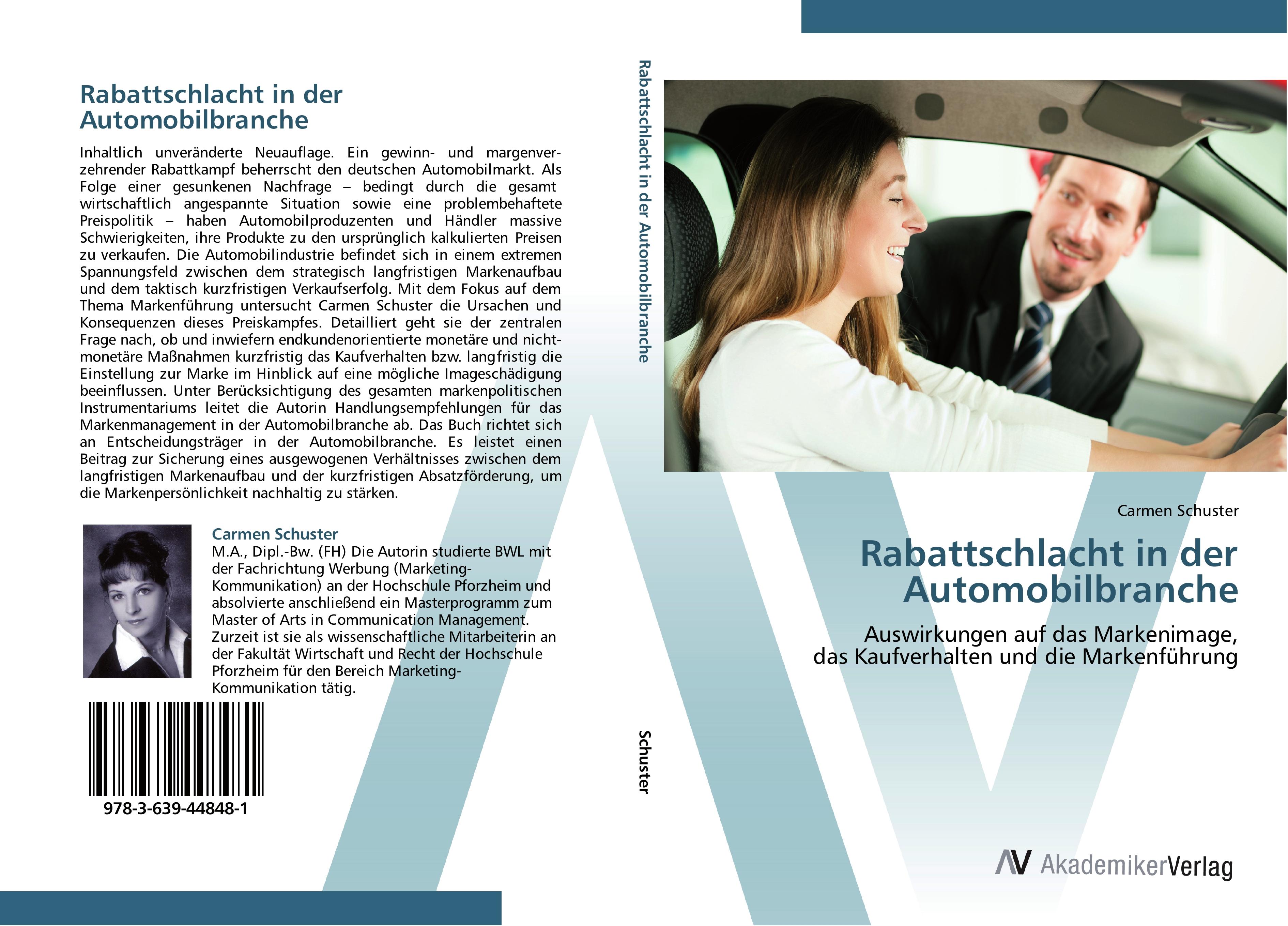 Vorderes Coverbild Rabattschlacht in der Automobilbranche