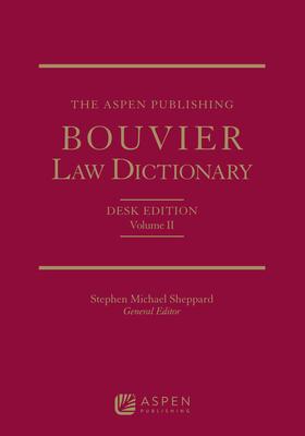 Vorderes Coverbild The Aspen Publishing Bouvier Law Dictionary
