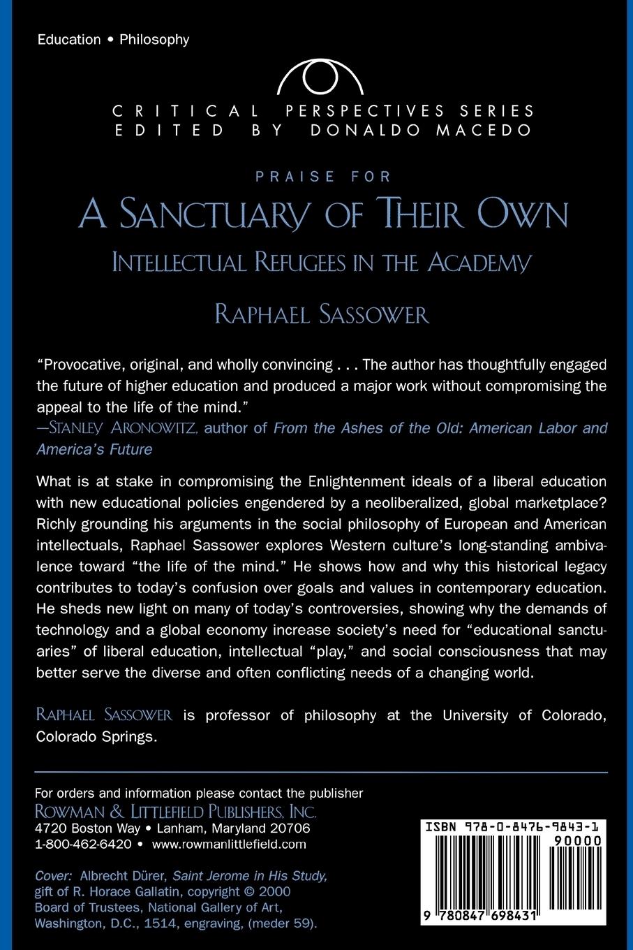 Rückseitencover Sanctuary of Their Own