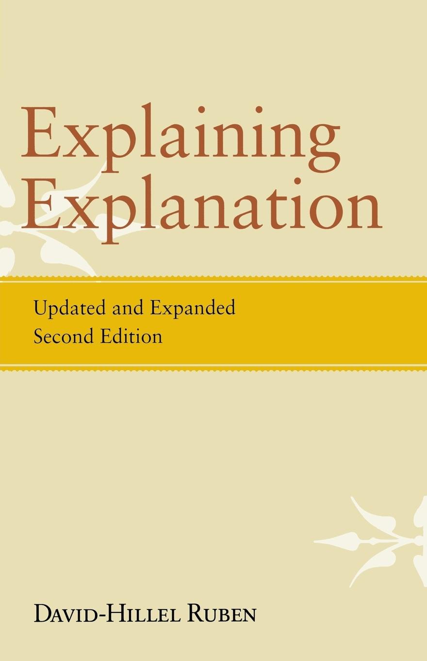 Vorderes Coverbild Explaining Explanation
