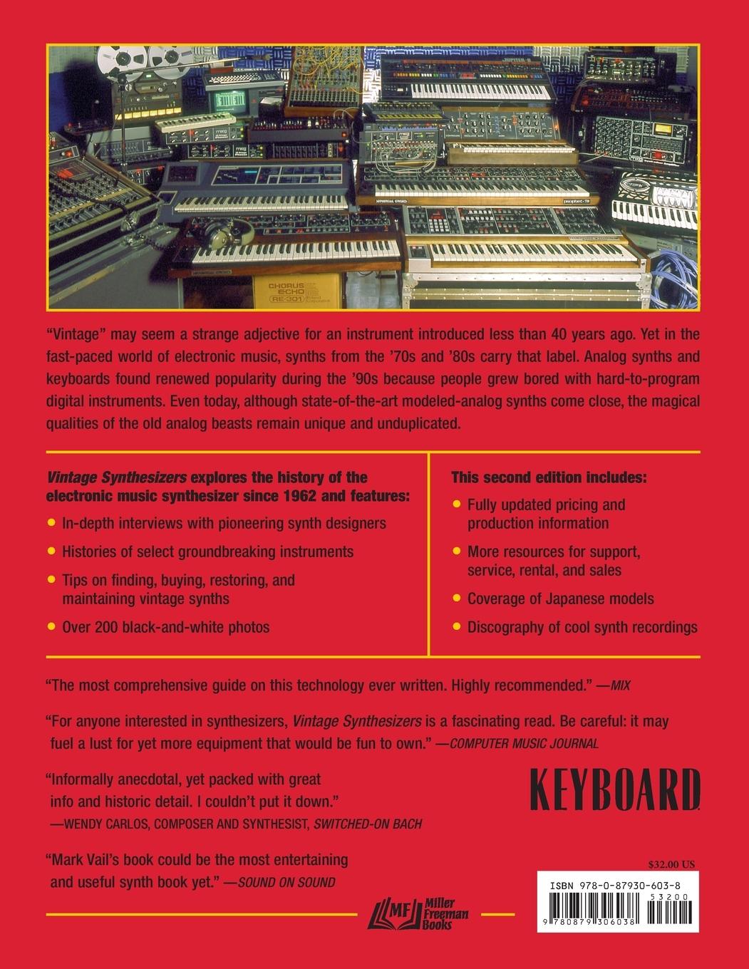 Rückseitencover Vintage Synthesizers