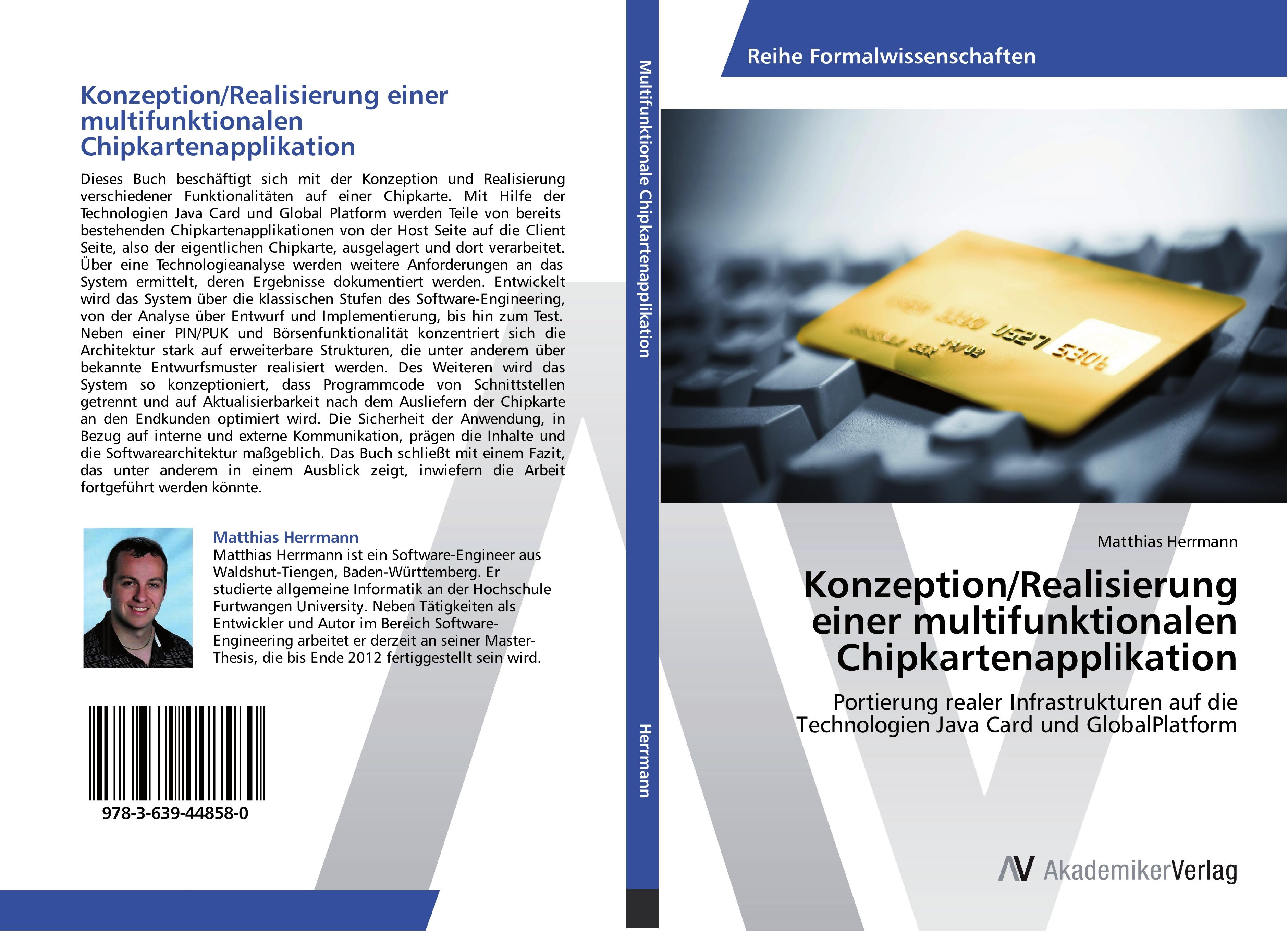 Vorderes Coverbild Konzeption/Realisierung einer multifunktionalen Chipkartenapplikation