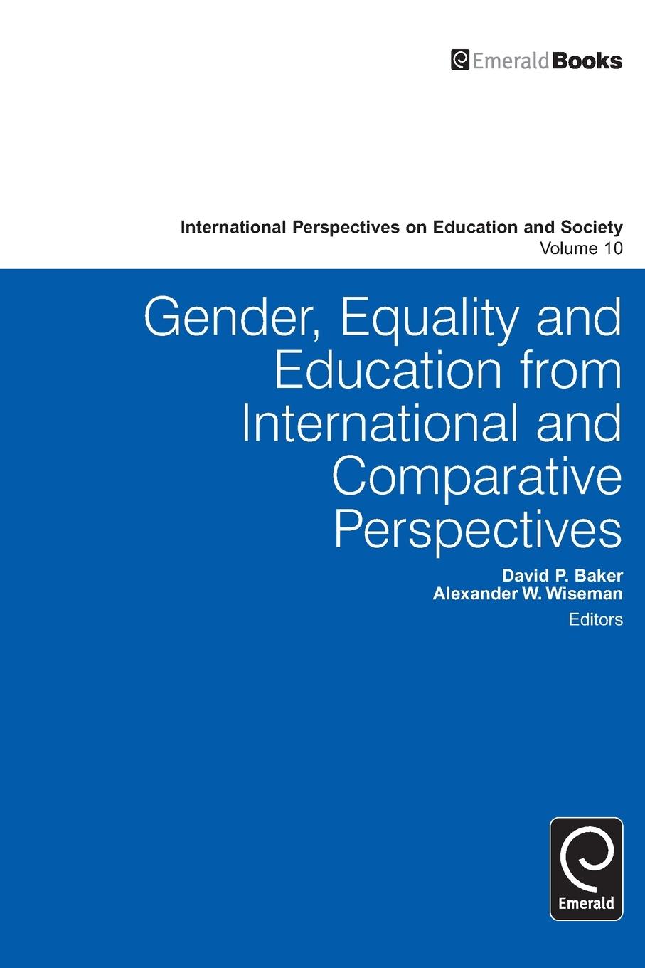 Vorderes Coverbild Gender, Equality and Education from International and Comparative Perspectives