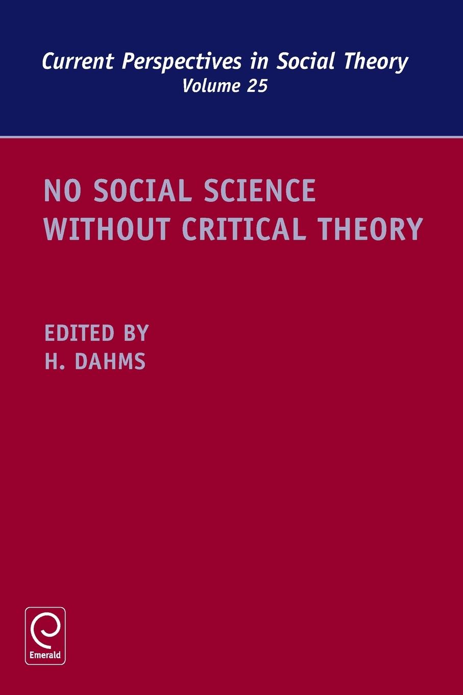 Vorderes Coverbild No Social Science without Critical Theory