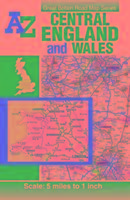 Vorderes Coverbild Central England & Wales Road Map