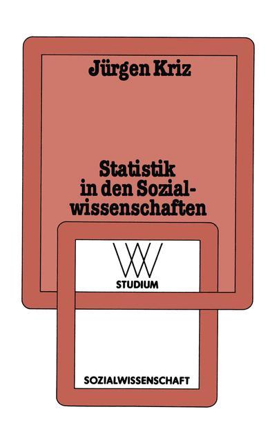 Vorderes Coverbild Statistik in den Sozialwissenschaften