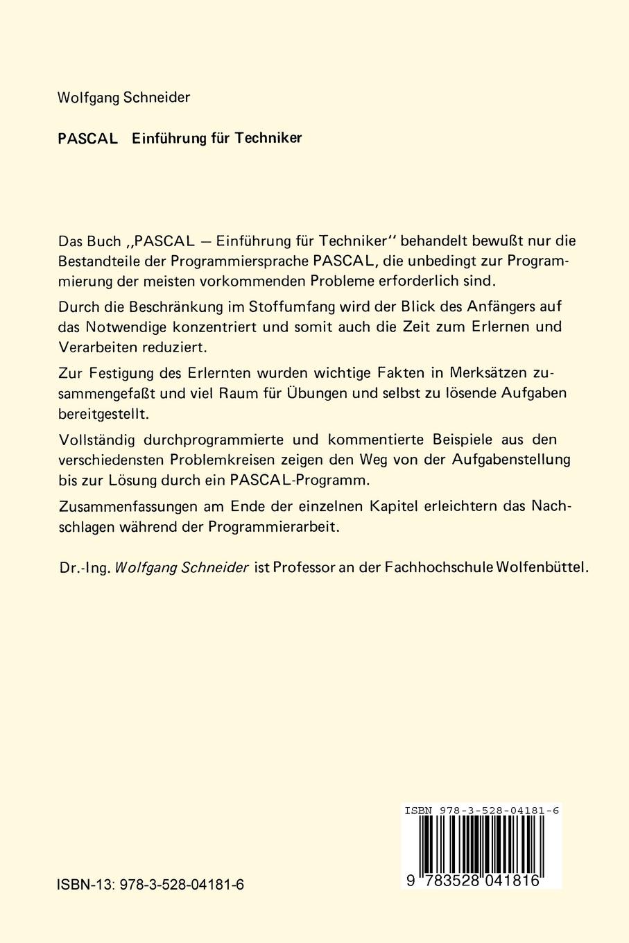 Rückseitencover Pascal