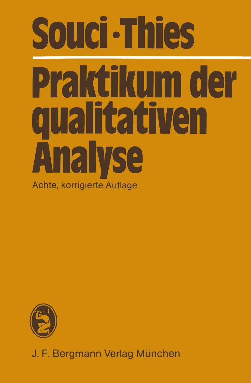 Vorderes Coverbild Praktikum der qualitativen Analyse