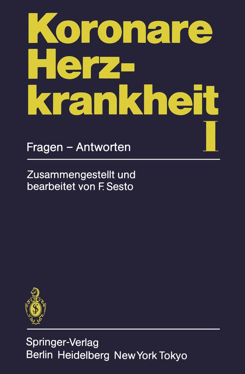 Vorderes Coverbild Koronare Herzkrankheit I
