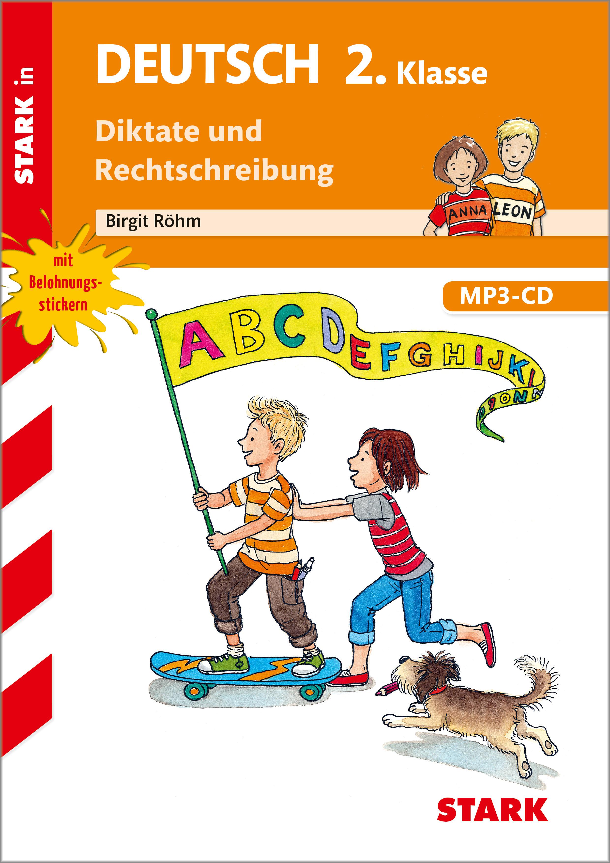 Vorderes Coverbild Training Deutsch Diktat 2. Klasse mit CD