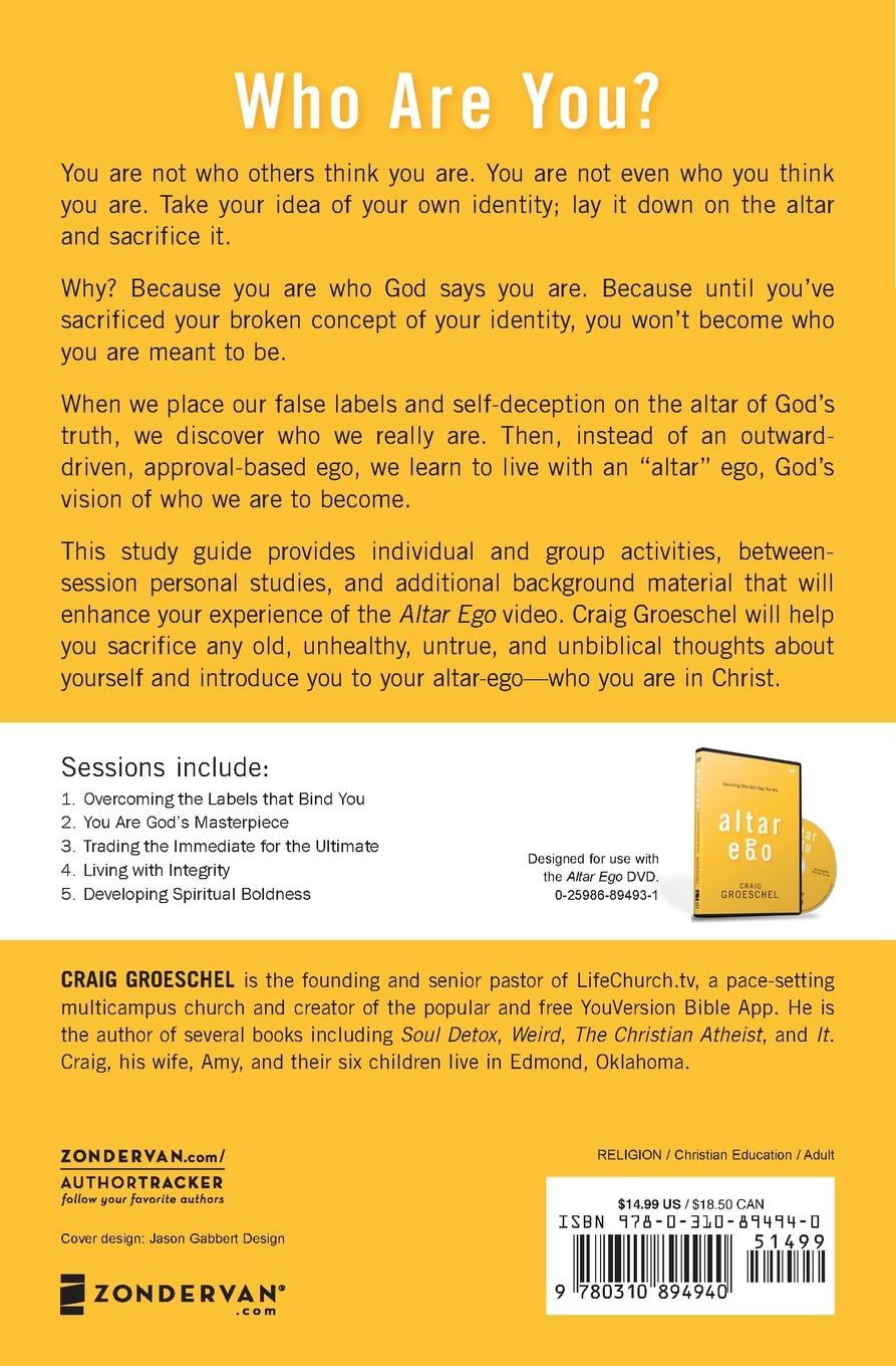 Rückseitencover A Altar Ego Bible Study Guide