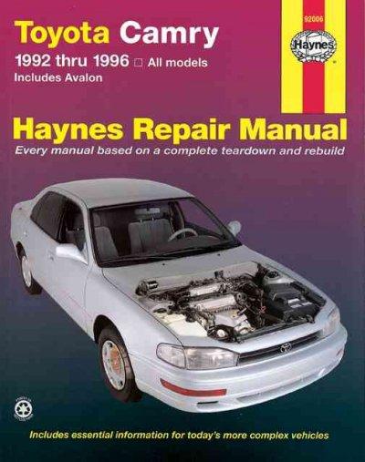 Vorderes Coverbild Toyota Camry & Avalon (92 - 96)