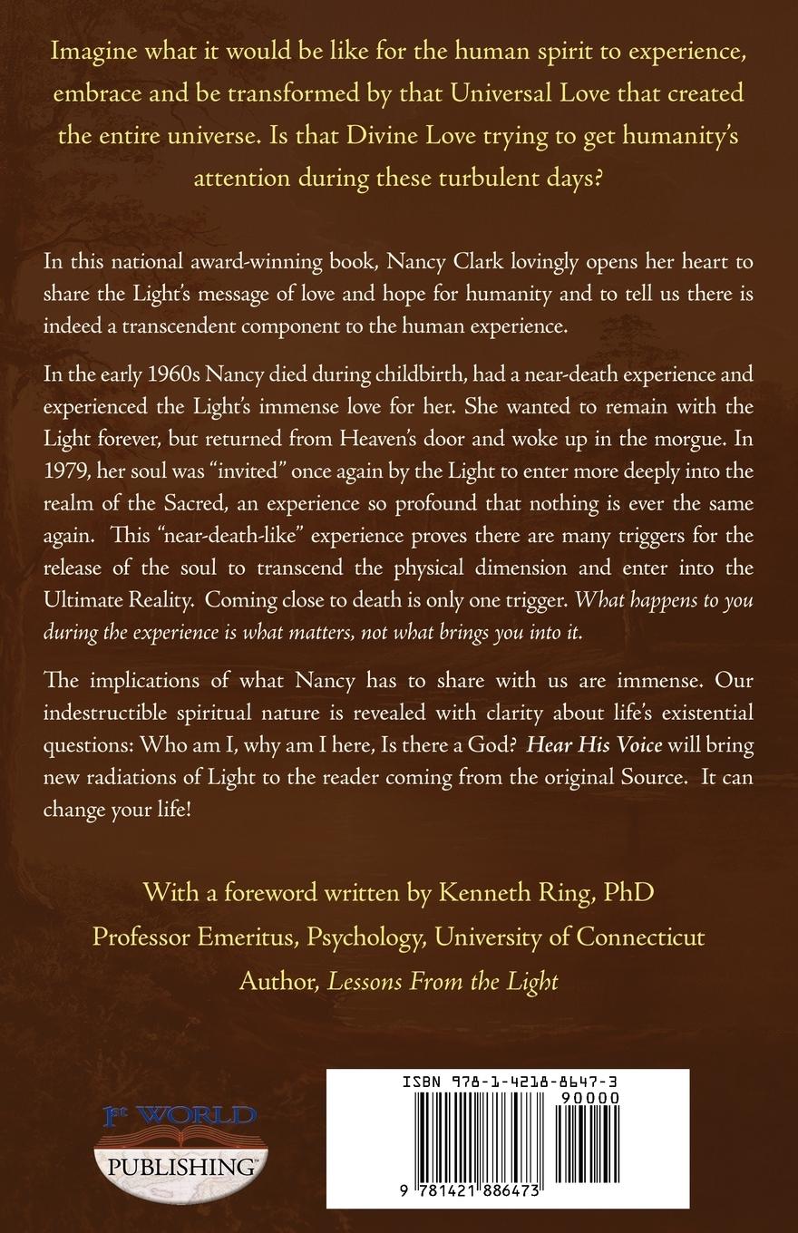 Rückseitencover Hear His Voice