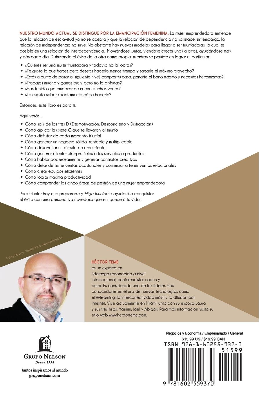 Rückseitencover El Elige Triunfar