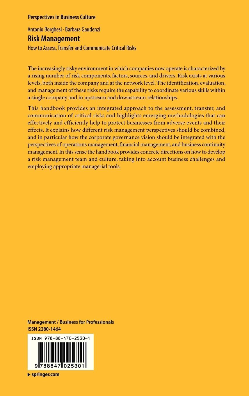 Rückseitencover Risk Management