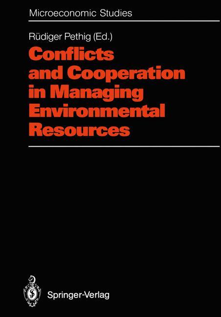 Vorderes Coverbild Conflicts and Cooperation in Managing Environmental Resources