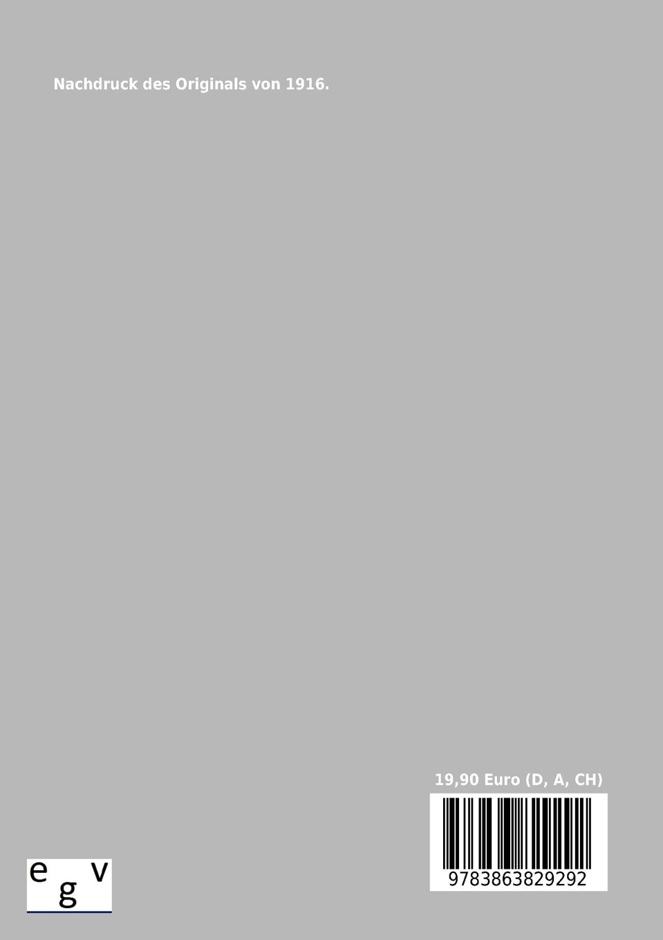 Rückseitencover Die politischen Probleme des Weltkrieges