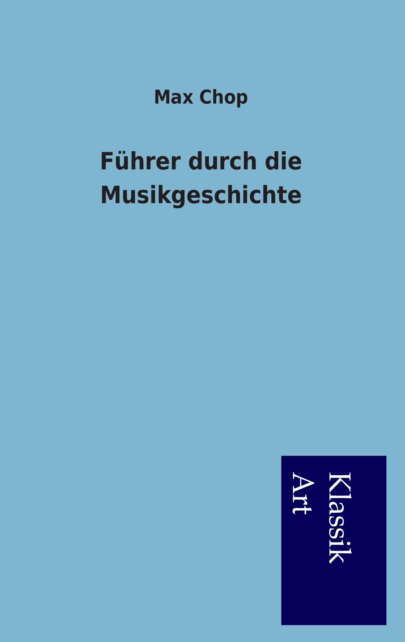 Vorderes Coverbild Führer durch die Musikgeschichte