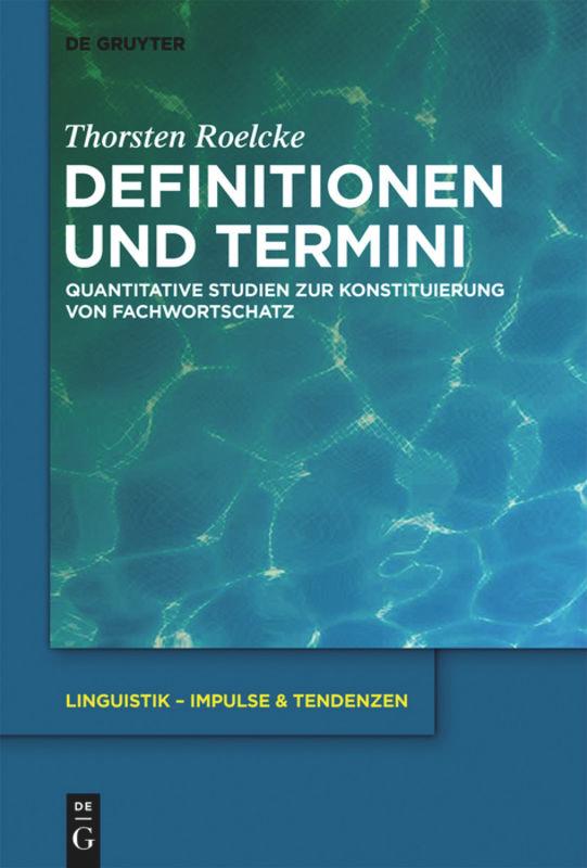 Vorderes Coverbild Definitionen und Termini
