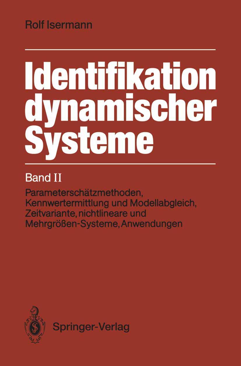 Vorderes Coverbild Identifikation dynamischer Systeme