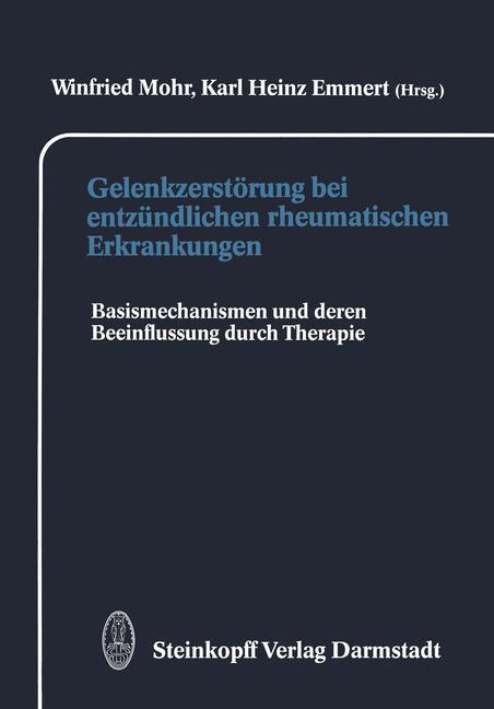 Vorderes Coverbild Gelenkzerstörung bei entzündlichen rheumatischen Erkrankungen