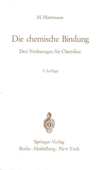 Vorderes Coverbild Die chemische Bindung