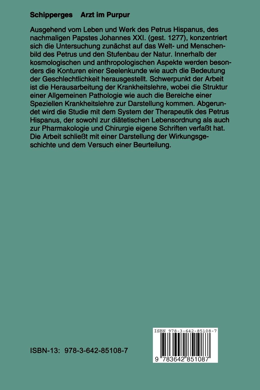 Rückseitencover Arzt im Purpur