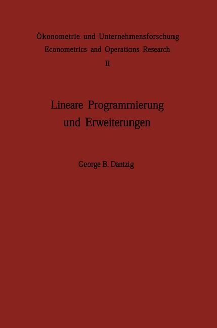 Vorderes Coverbild Lineare Programmierung und Erweiterungen