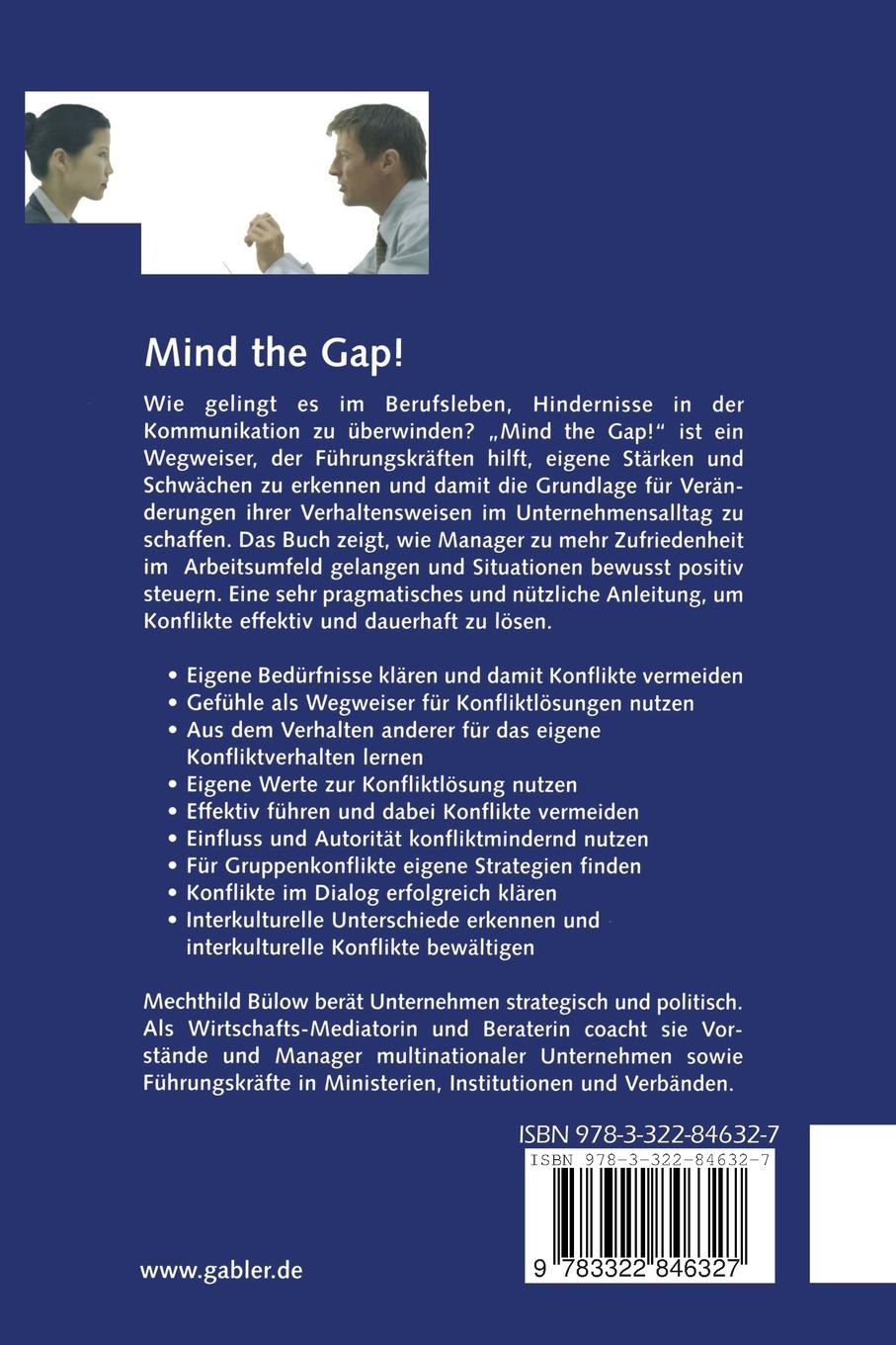 Rückseitencover Mind the Gap!