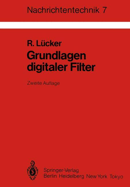 Vorderes Coverbild Grundlagen digitaler Filter