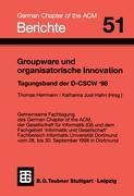 Vorderes Coverbild Groupware und organisatorische Innovation